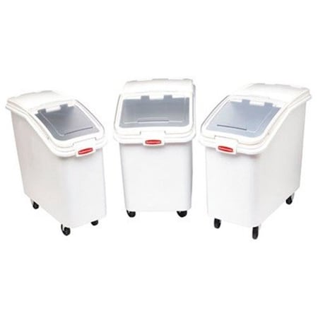 Razoredge Rubbermaid Commercial Products RC  4.1 cu. ft. Prosave Mobile Ingredient Bin - White RA3490686